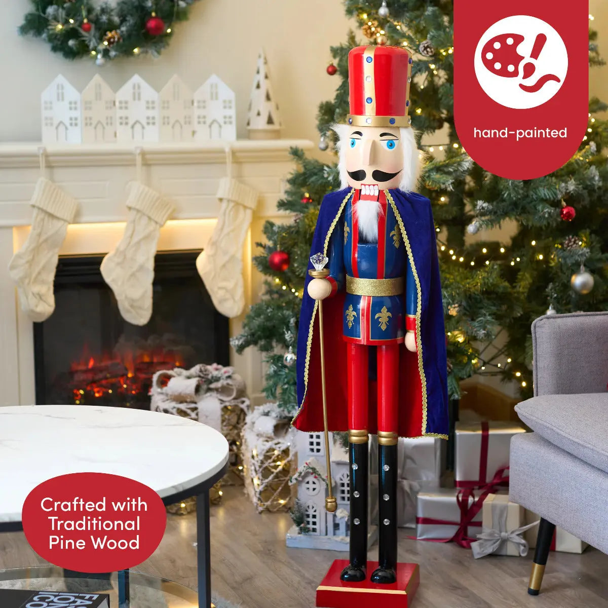 Weihnachts-Nussknacker Soldat King 120cm von Twiddlers