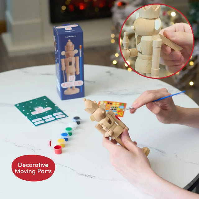 Weihnachts-Nussknacker Soldat Maus Paint Your Own von Twiddlers