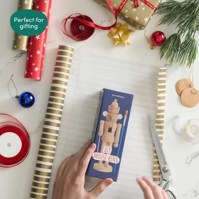 Weihnachts-Nussknacker Soldat Maus Paint Your Own von Twiddlers