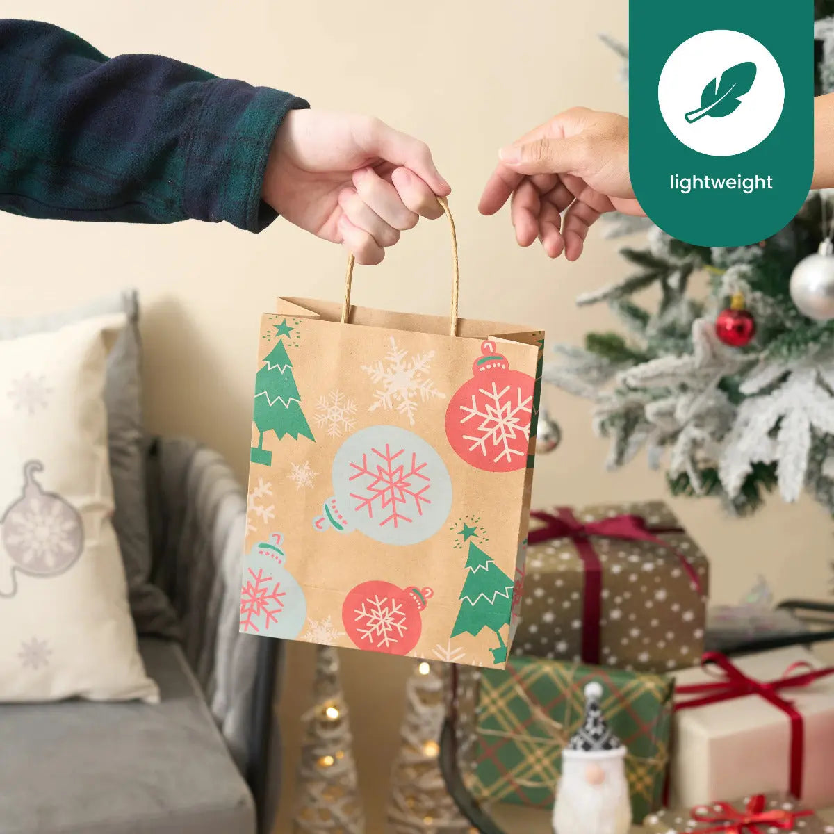 Geschenktasche Kraftpapier 24 Stück von Twiddlers