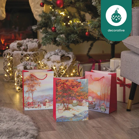 Geschenktasche Waldmotive 6 Stück von Twiddlers