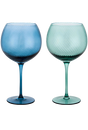 Gingläser Twist 2er-Set grün/blau von Uberstar