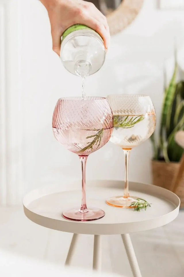 Gingläser Twist 2er-Set pink/peach von Uberstar