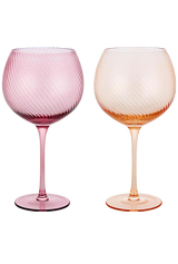 Gingläser Twist 2er-Set pink/peach von Uberstar