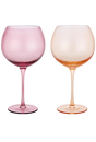 Gingläser Twist 2er-Set pink/peach von Uberstar