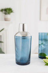 Cocktail Shaker Twist blau von Uberstar