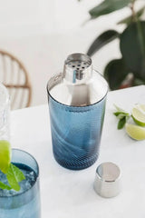 Cocktail Shaker Twist blau von Uberstar
