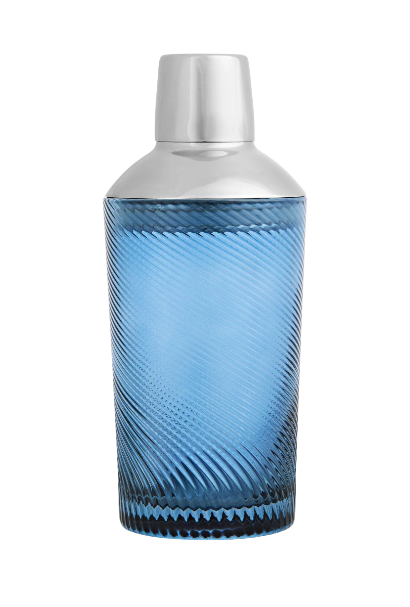 Cocktail Shaker Twist blau von Uberstar