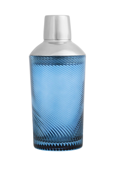 Cocktail Shaker Twist blau