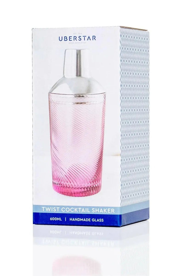 Cocktail Shaker Twist pink von Uberstar