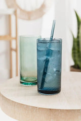 Longdrink Gläser Twist 2er-Set grün/blau von Uberstar