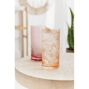 Longdrink Gläser Twist 2er-Set pink/peach von Uberstar