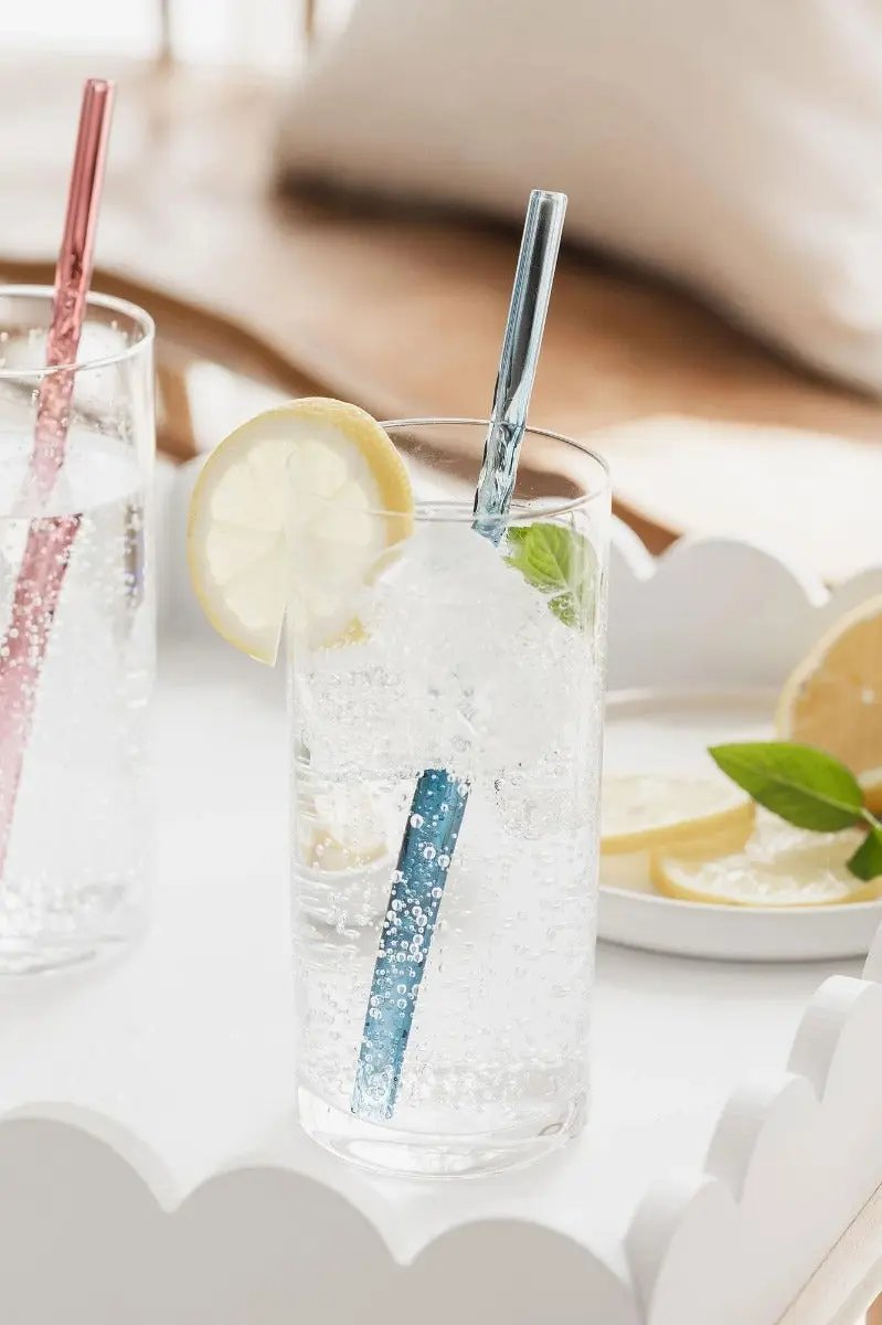 Trinkhalme Glas 4er-Set von Uberstar