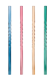 Trinkhalme Glas 4er-Set von Uberstar