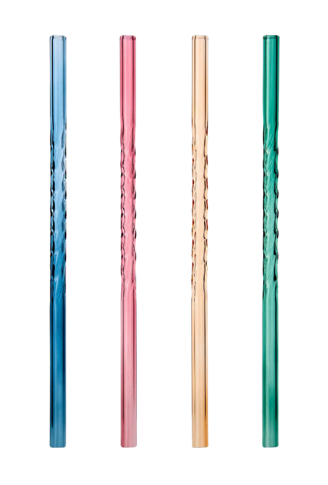 Trinkhalme Glas 4er-Set von Uberstar