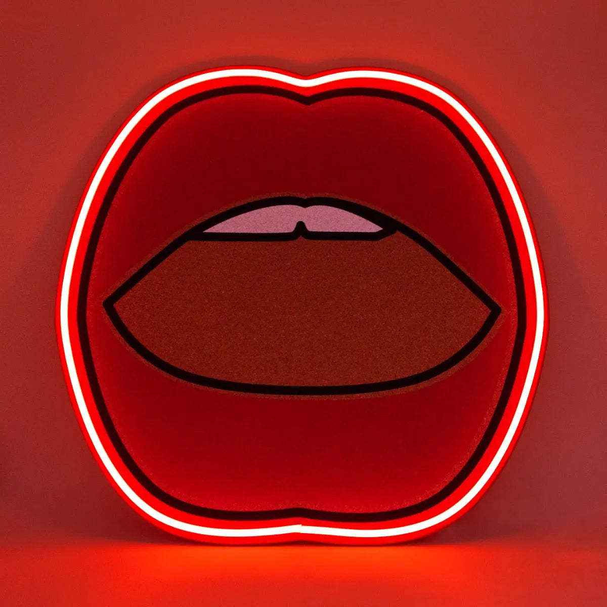 LED Kork-Pinnwand - Mund von Locomocean
