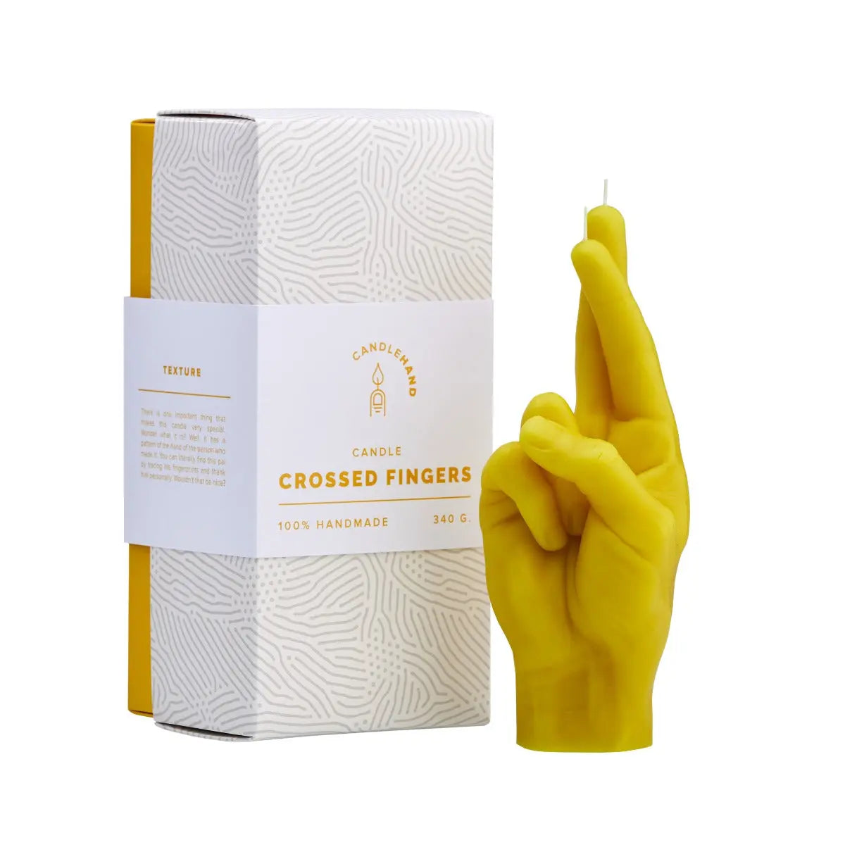 Crossed Fingers Rot von Candle Hand