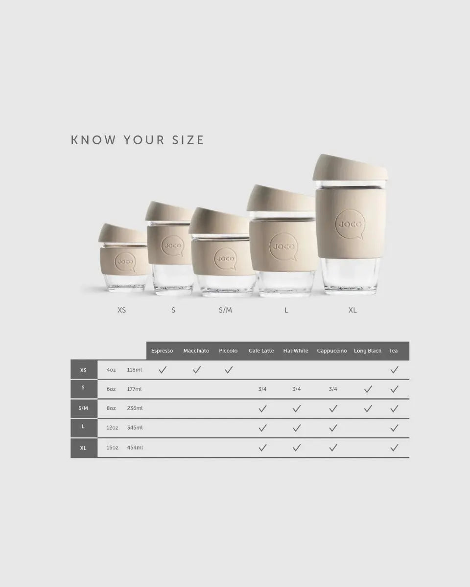 To Go Kaffeebecher 470ml bluestone von JOCO Cups