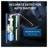 Luftpumpe A12 150PSI Elektrischer Kompressor Tragbar All-In-One Akku von Cycplus