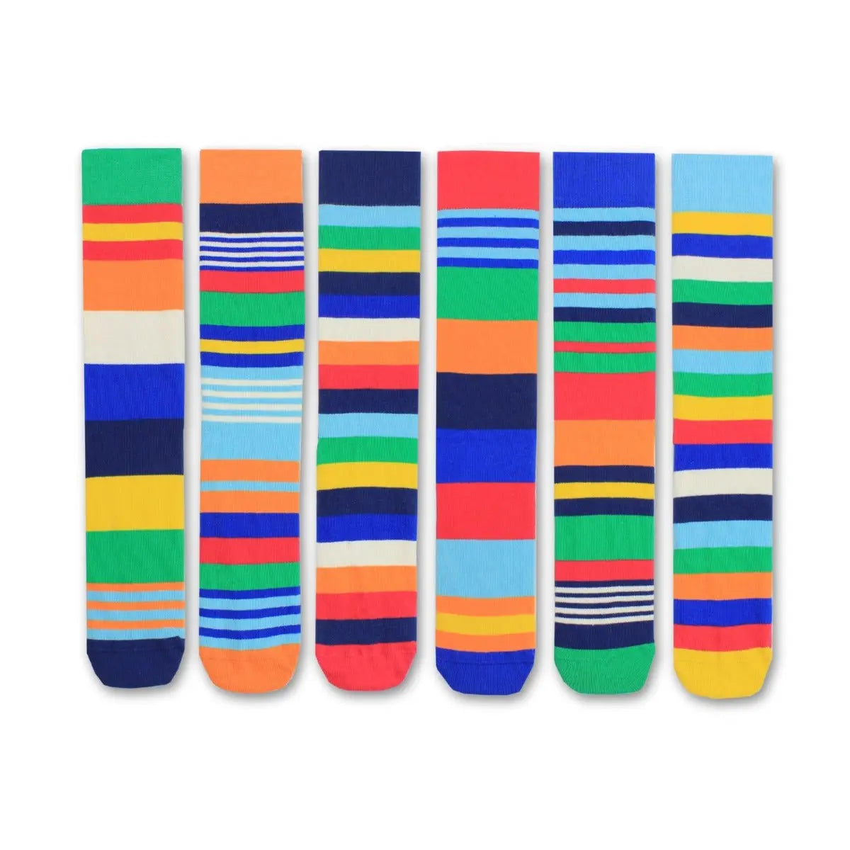 Einzelne Socken im 6er Pack, THE SOCK EXCHANGE WEEKEND Bunte Socken, Gr. 39-46, mit Geschenkbox von United Oddsocks