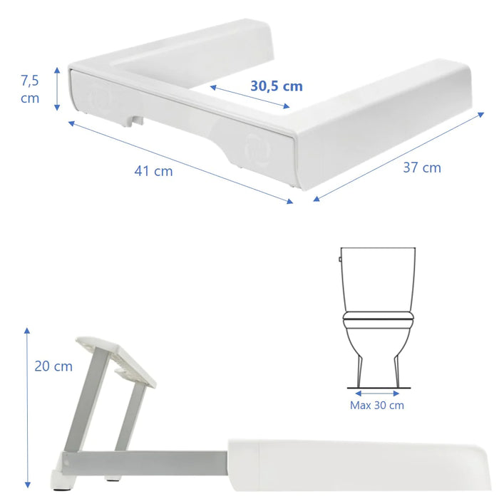 Toilettenhocker Verstaubar von Well Care