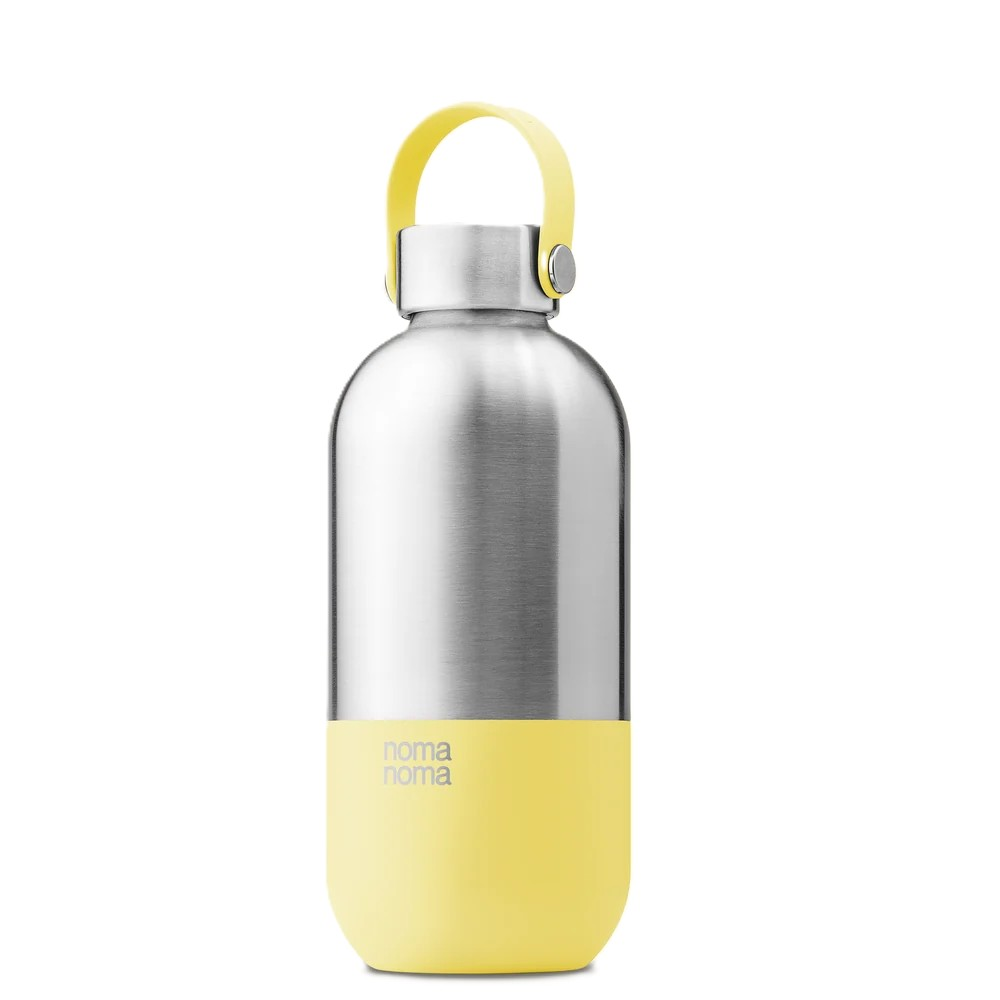 Trinkflasche Edelstahl auslaufsicher 750ml Lemonade Yellow von guteszeug.ch