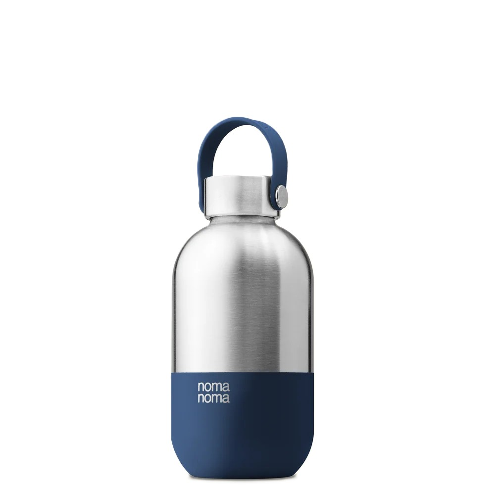 Trinkflasche Edelstahl auslaufsicher 500ml Soda Blue von noma noma