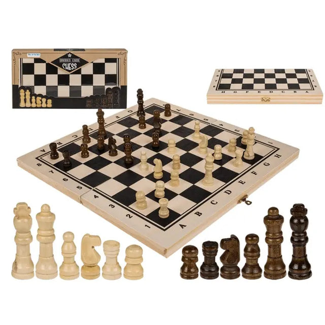 Schachspiel aus Holz von Out of the blue