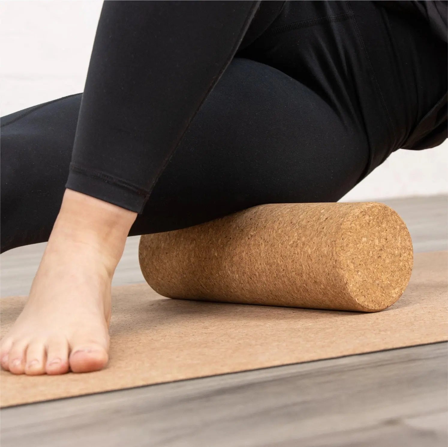 Faszienrolle Massagerolle Kork 10x30 cm von Myga