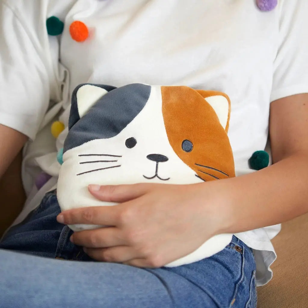 Kirschkern-Kissen Kitty Calico Polyester von Balvi