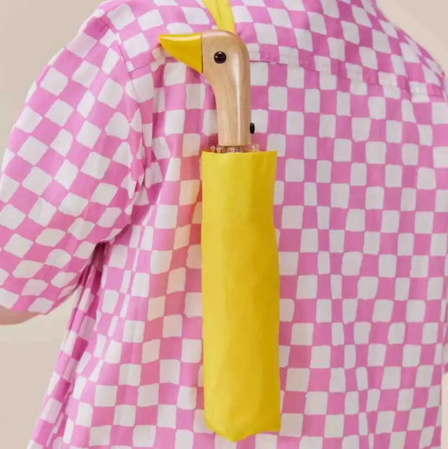 Umweltfreundlicher Regenschirm aus recycelten Materialien Gelb von Original Duckhead