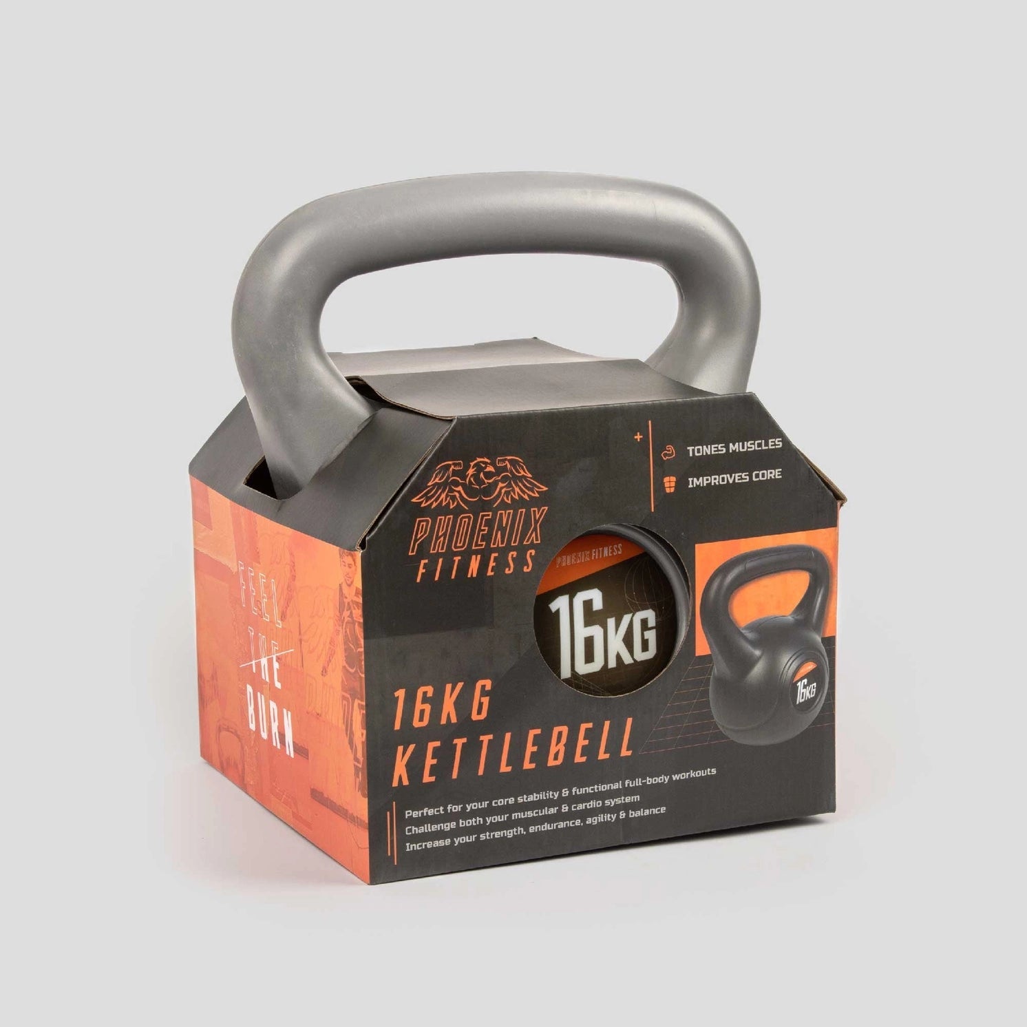Kettlebell Vinyl 16 Kilo von Phoenix Fitness