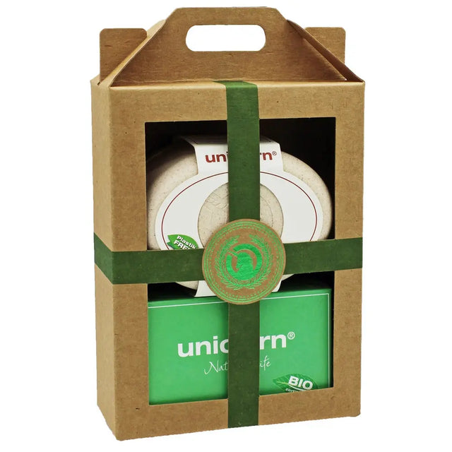 Naturseife All-in-one 100g mit Seifendose von Unicorn