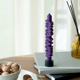 Kerze Taper candle HAPPY BDAY Indigo von Taper Candles