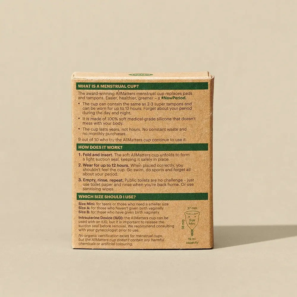 Allmatters Menstruationstasse Grösse A von AllMatters