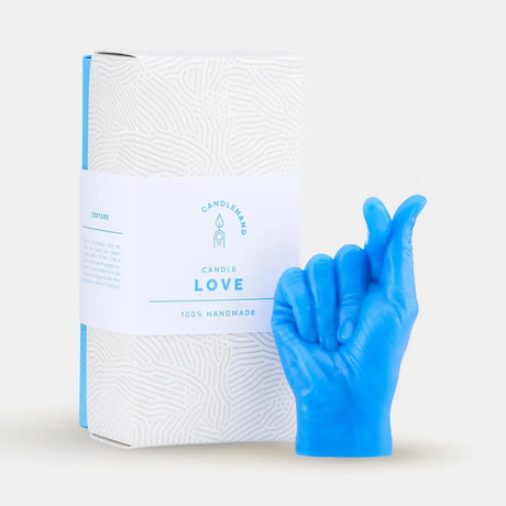 Love Blau von Candle Hand