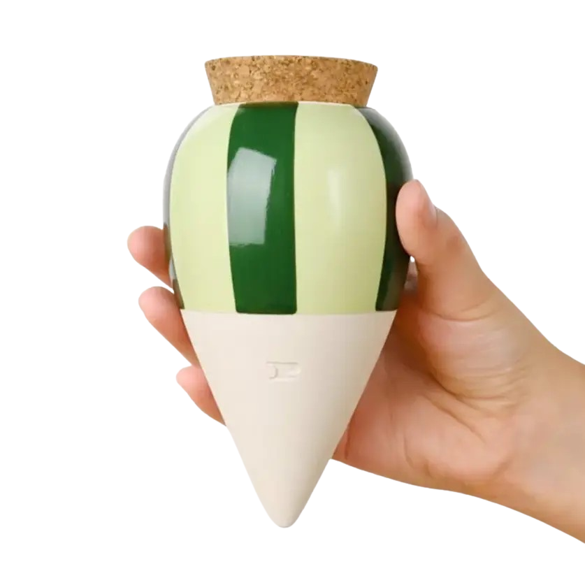 Bewässerungskegel Olla Gestreift Grün & Grün von Pepin