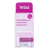 Deodorant Starter-Set inkl. Case und Refill Coconut & Vanilla von Wild