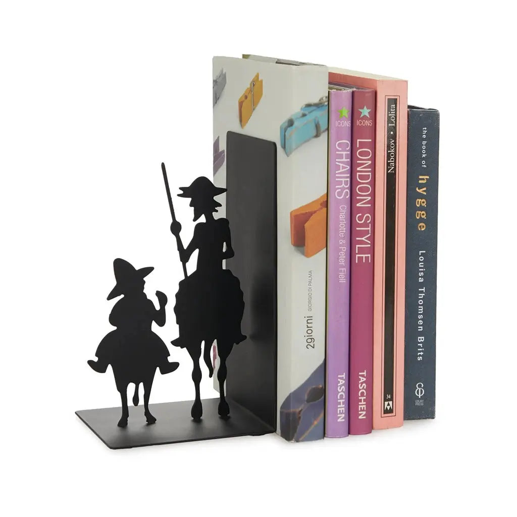 Buchstütze Don Quijote Schwarz von guteszeug.ch