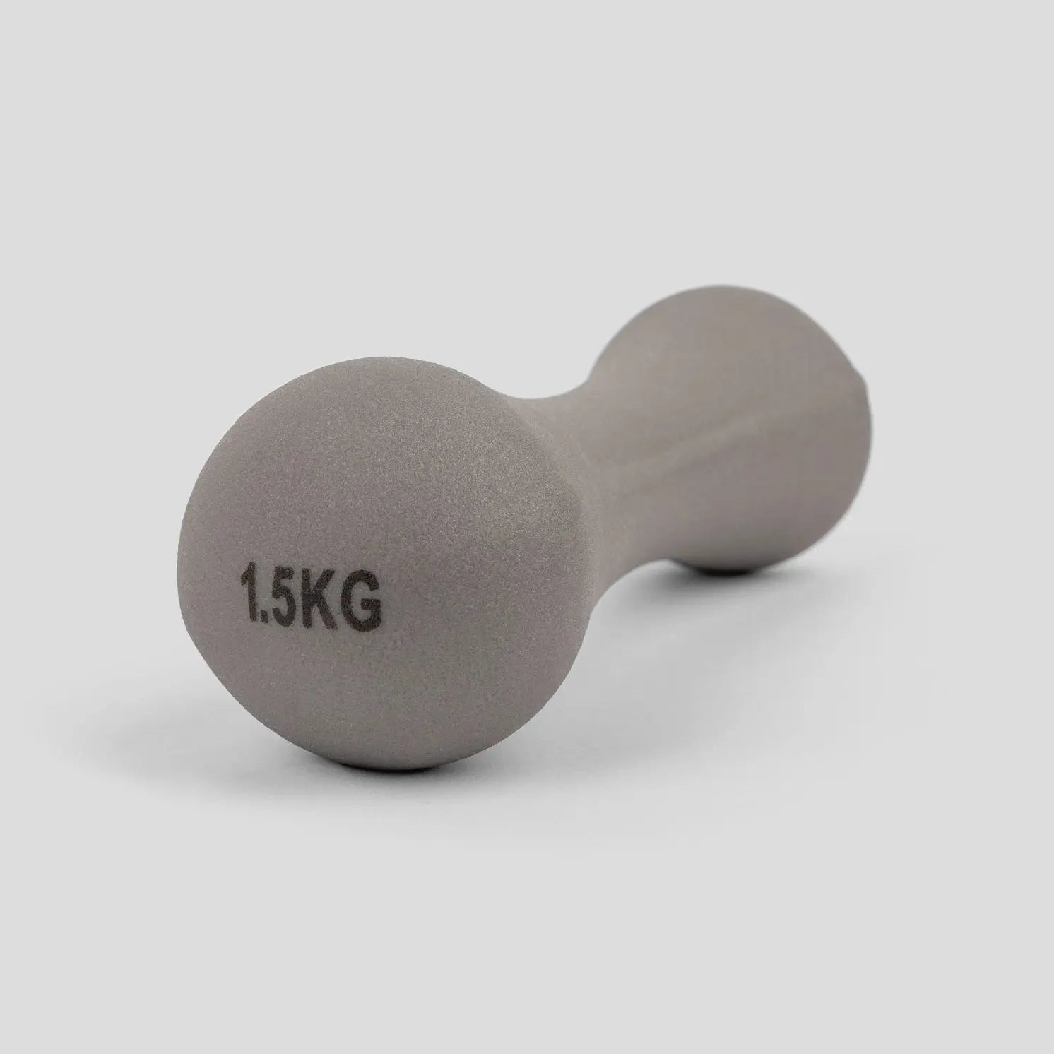 Kurzhantel 1,5 Kilo Mit Neopren-Beschichtung Grau von Phoenix Fitness