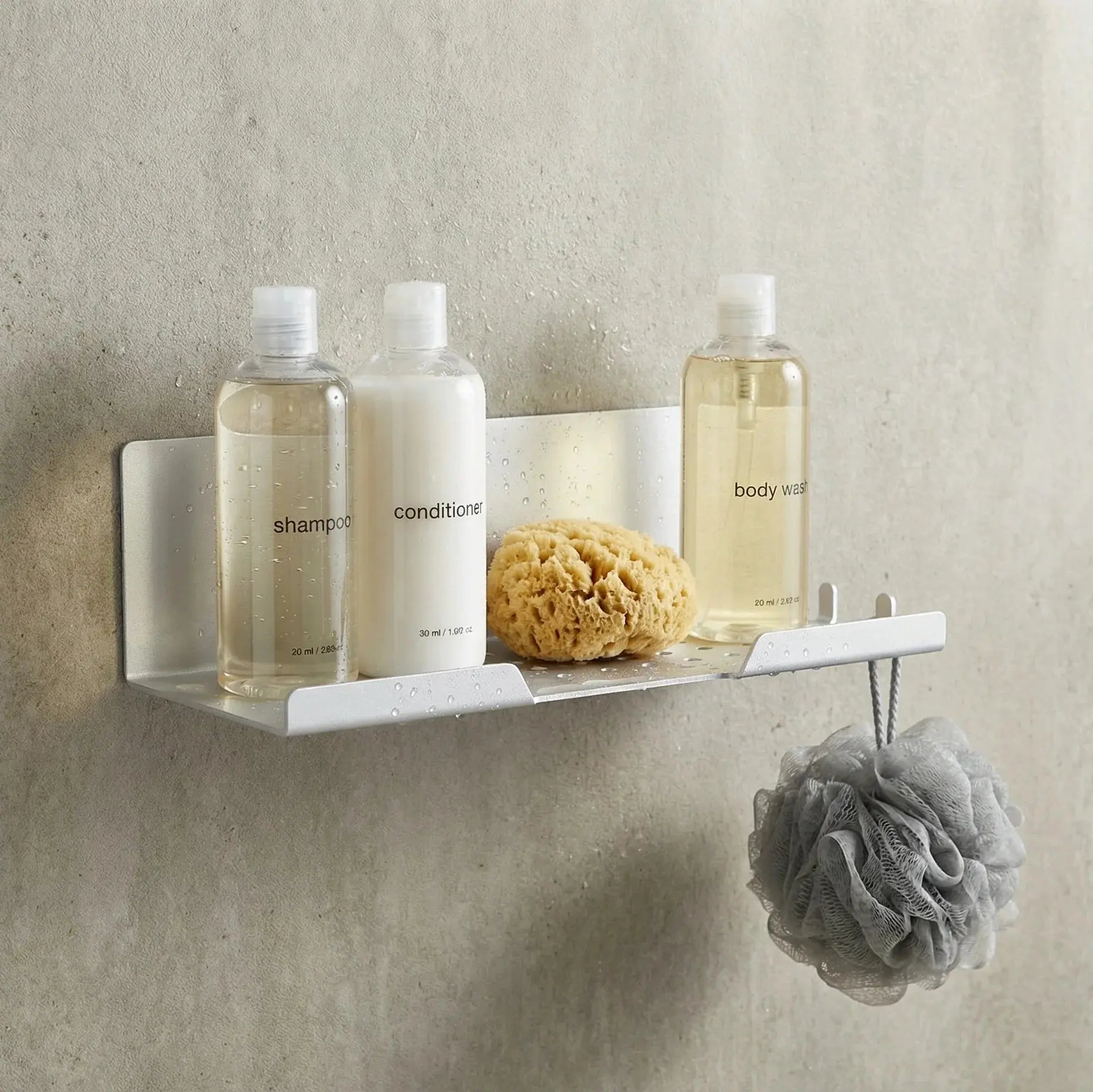 Duschablage zur Wandmontage weiss von Well Care