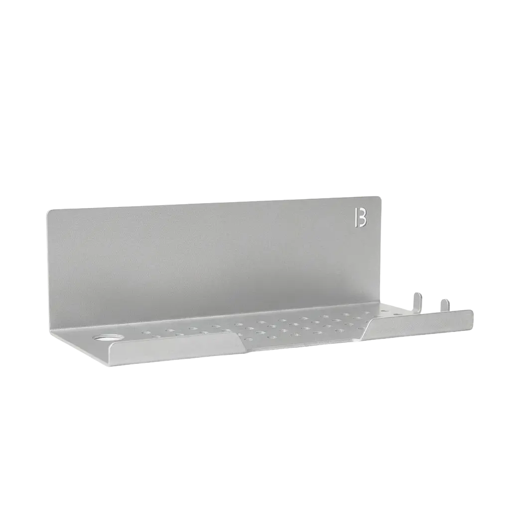 Duschablage zur Wandmontage silber von Well Care