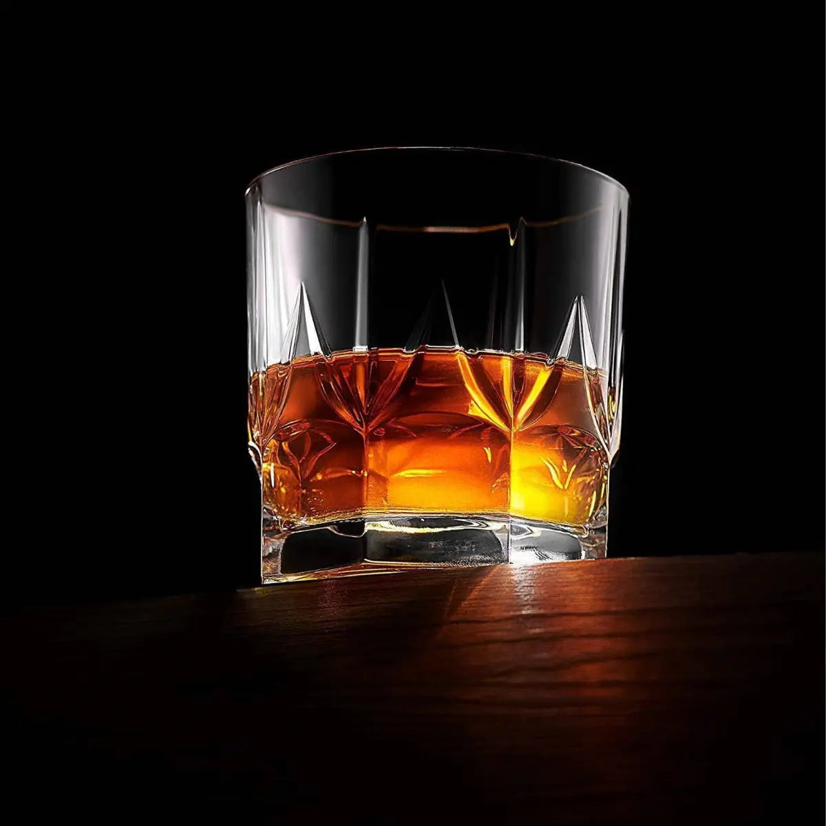 Eco Crystal Imperial Whiskeygläser Geschenkset 2er von ROCKS Whiskey Chilling Stones
