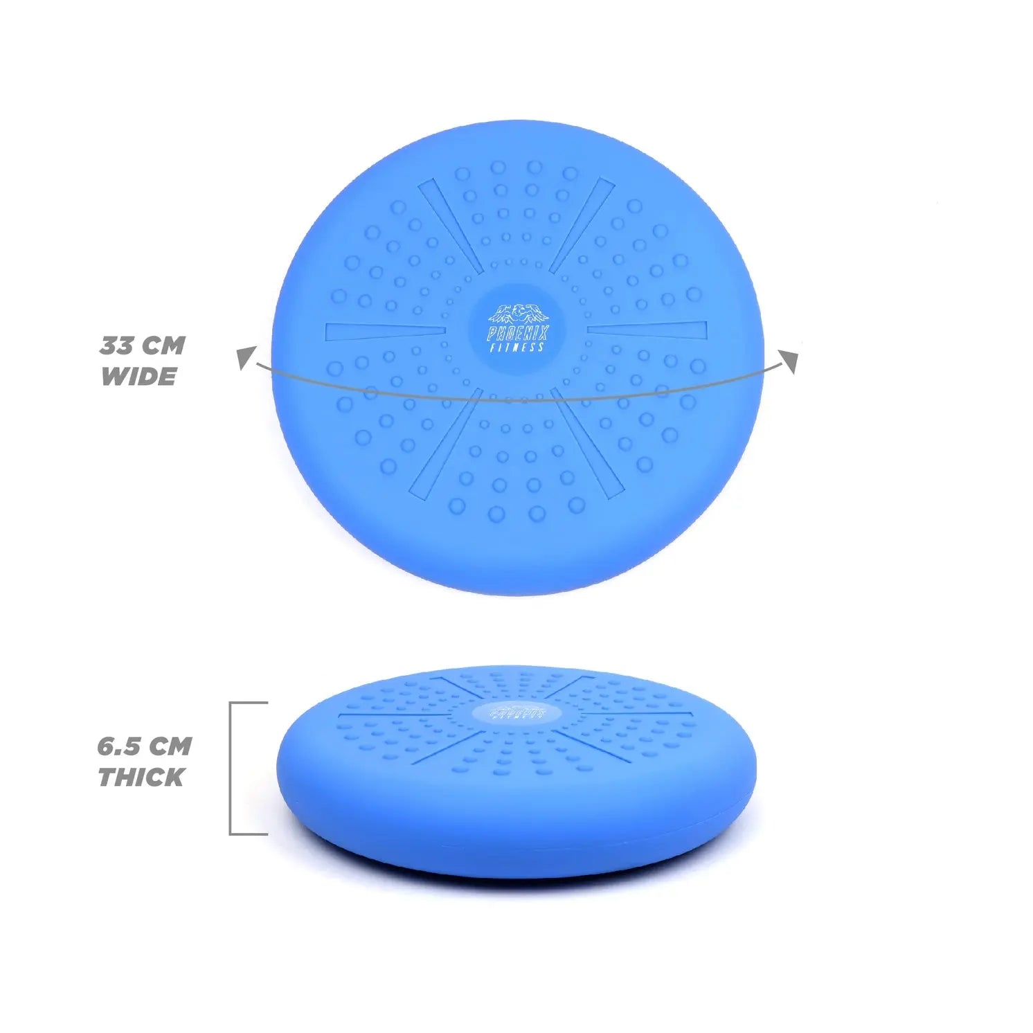 Balancekissen mit Luftpumpe Blau von Phoenix Fitness