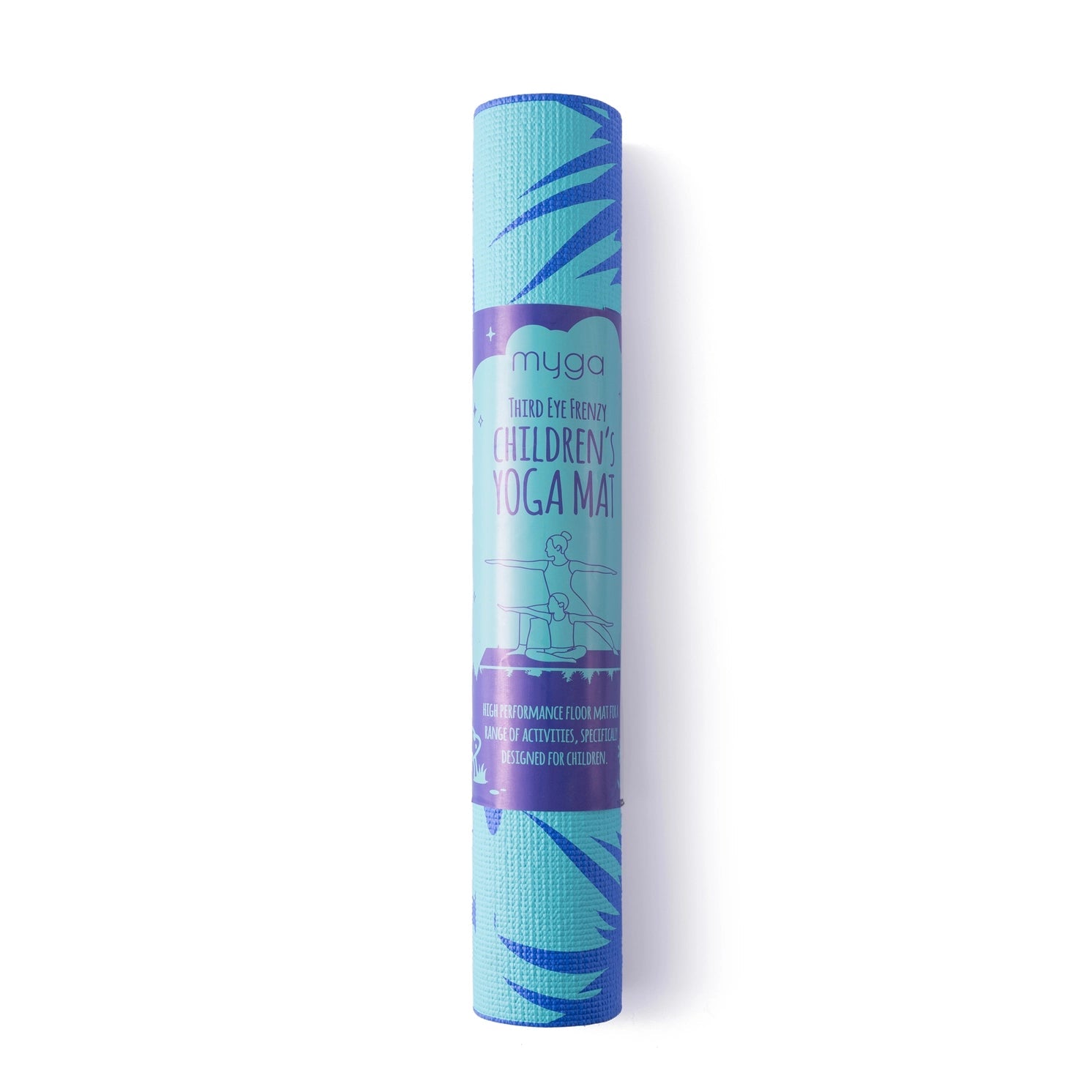 Kinder Yogamatte Rutschfest Third Eye Frenzy von Myga