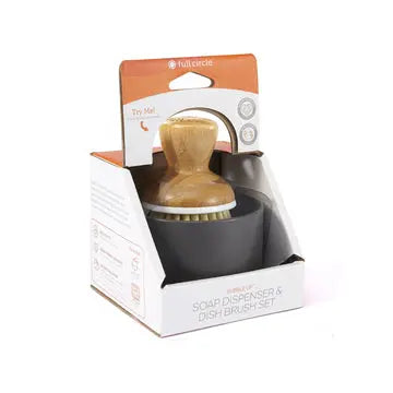 Seifenschale mit Spülbürste Bubble Up Set von full circle