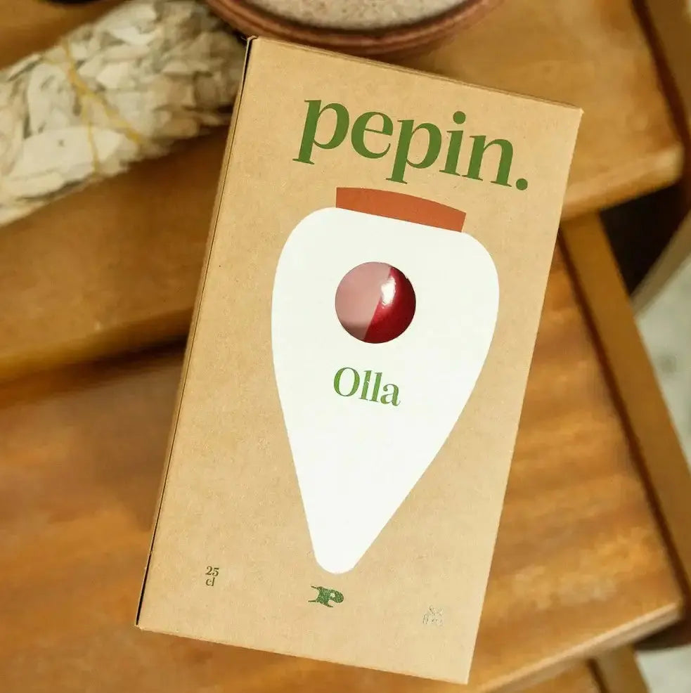 Bewässerungskegel Olla Rot-Rosa Streifen von Pepin