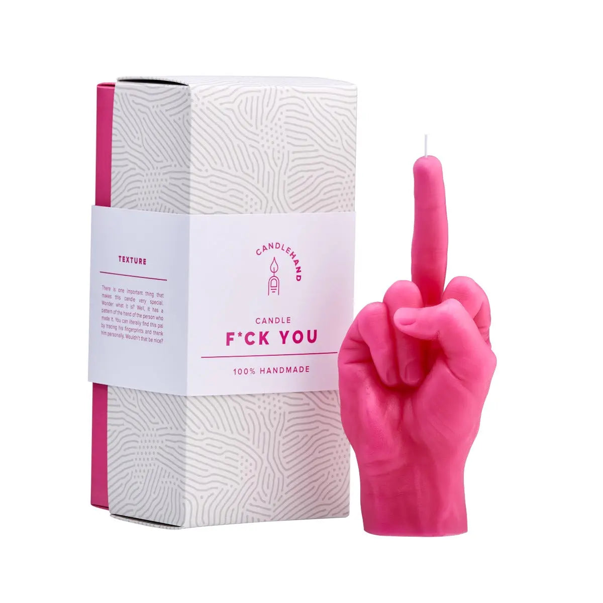 F*ck you Rot von Candle Hand
