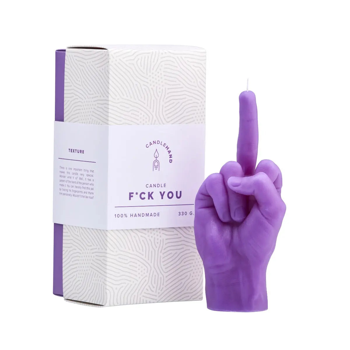F*ck you Rot von Candle Hand