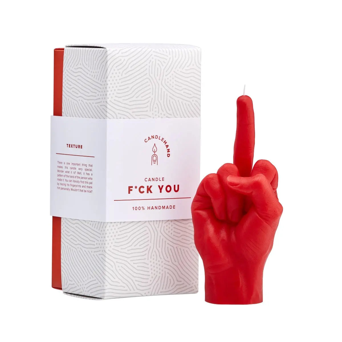 F*ck you Rot von Candle Hand